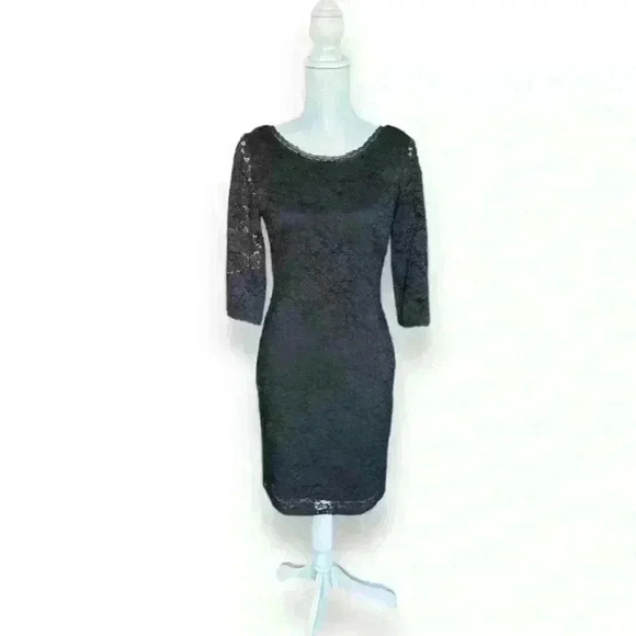 Black Lace Dress Size 6​ - Picture 1 of 4
